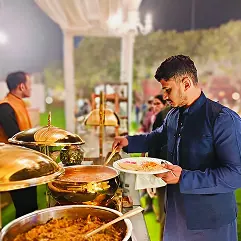 Catering service preparation