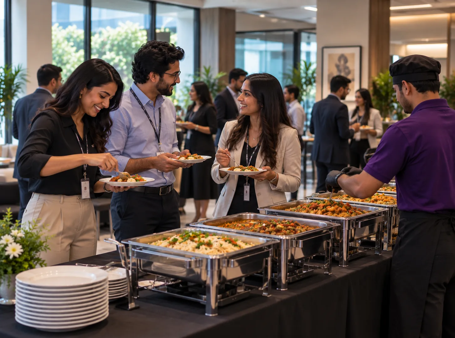 Catering planning for an event